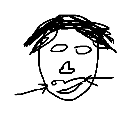 Mustache drawing by mikestam195