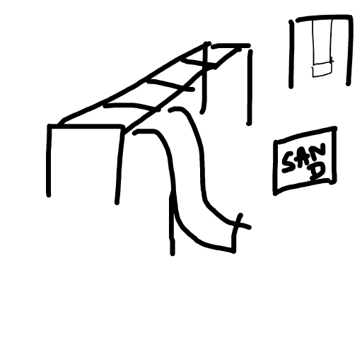 Playground drawing by isi