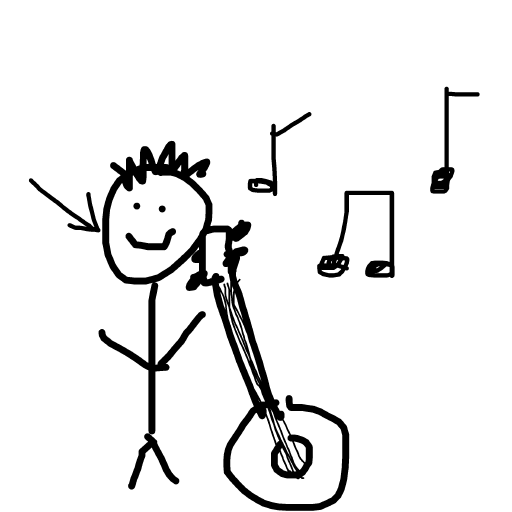 Musician drawing by berry-sonic-smith