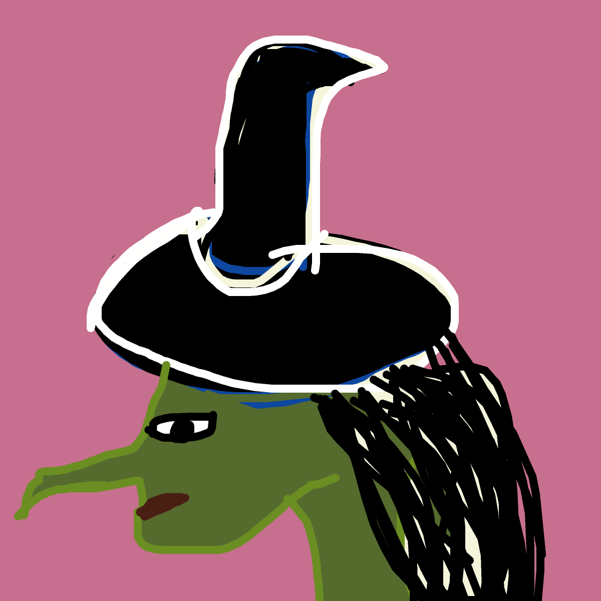 Witch drawing by babitheartist