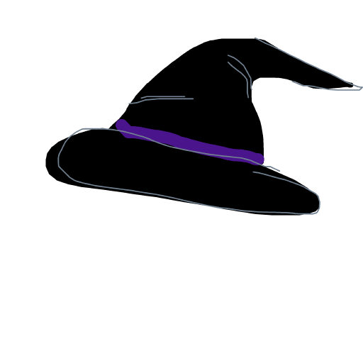 Witch drawing by spleenonlean