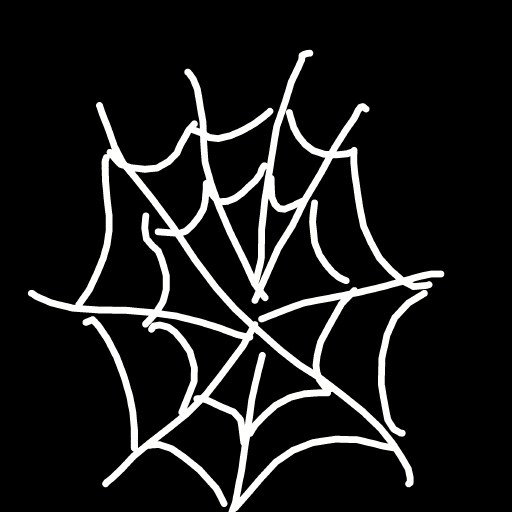 Spider Web drawing by Bri3