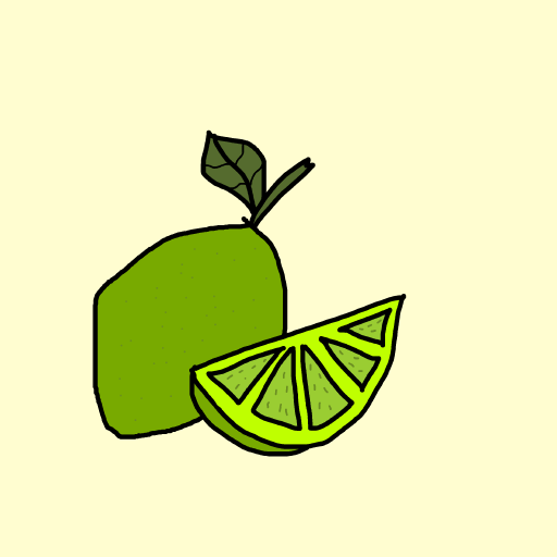 Lime drawing by theduchess