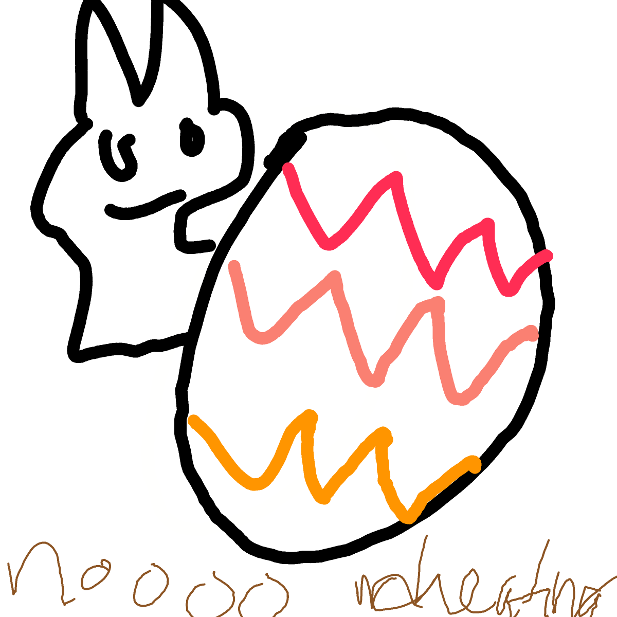 Easter Egg drawing by Shandi