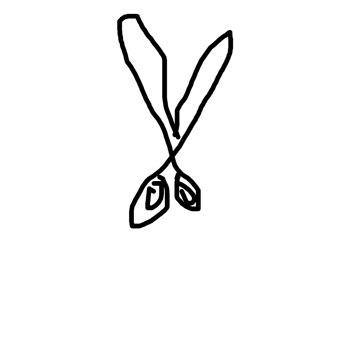 Scissors drawing by selecta