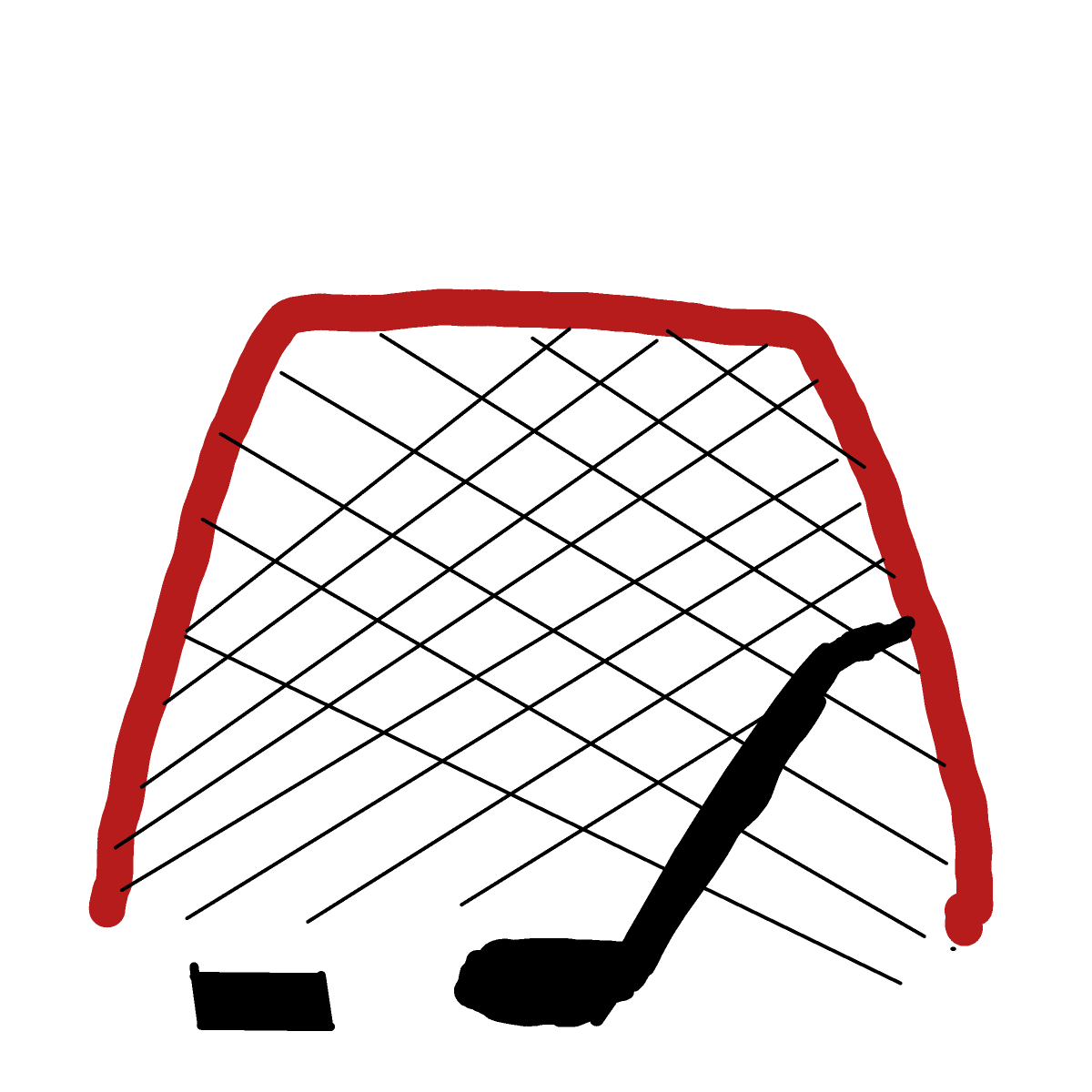 Hockey drawing by manders