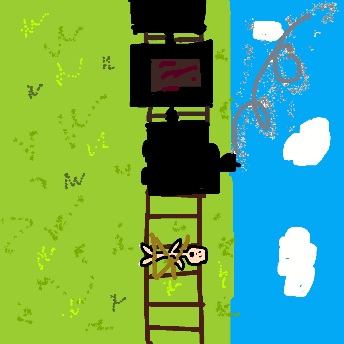 Train drawing by color-olive-web