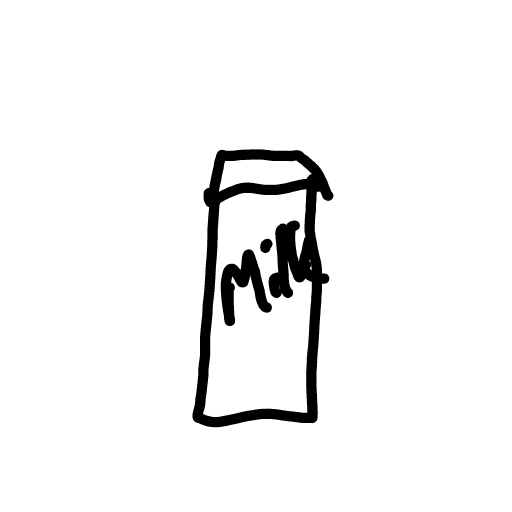 Milk drawing by wind-mega-guru