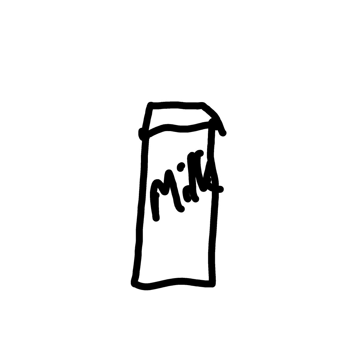 Milk drawing by wind-mega-guru