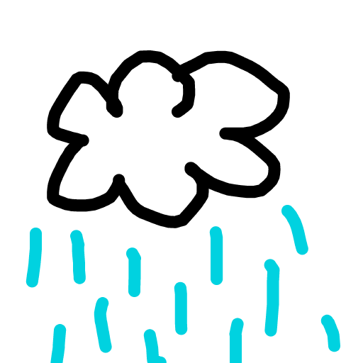 Rain drawing by solar-deep-valor