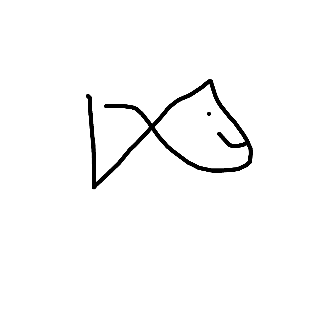 Fish drawing by mega-fire-model
