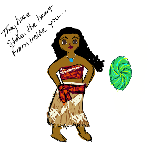 Moana drawing by tris - art _ wow