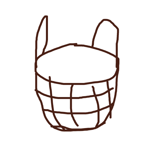 Basket drawing by bia