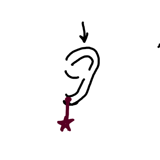 Ear drawing by doublem