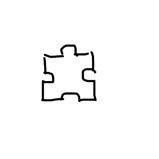 Jigsaw Piece drawing by vini
