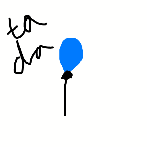 Balloon drawing by eleanor