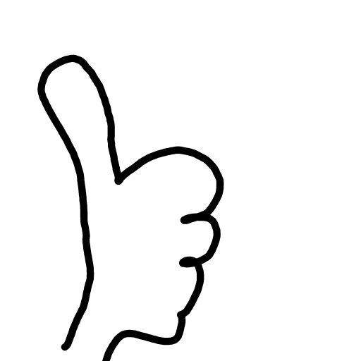 Thumb drawing by Dyllie