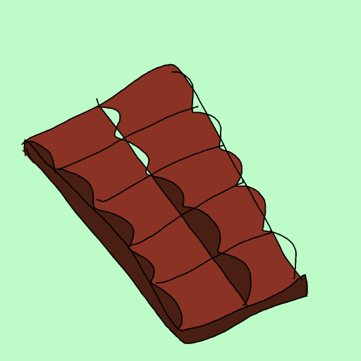 Chocolate drawing by mjolnirbear
