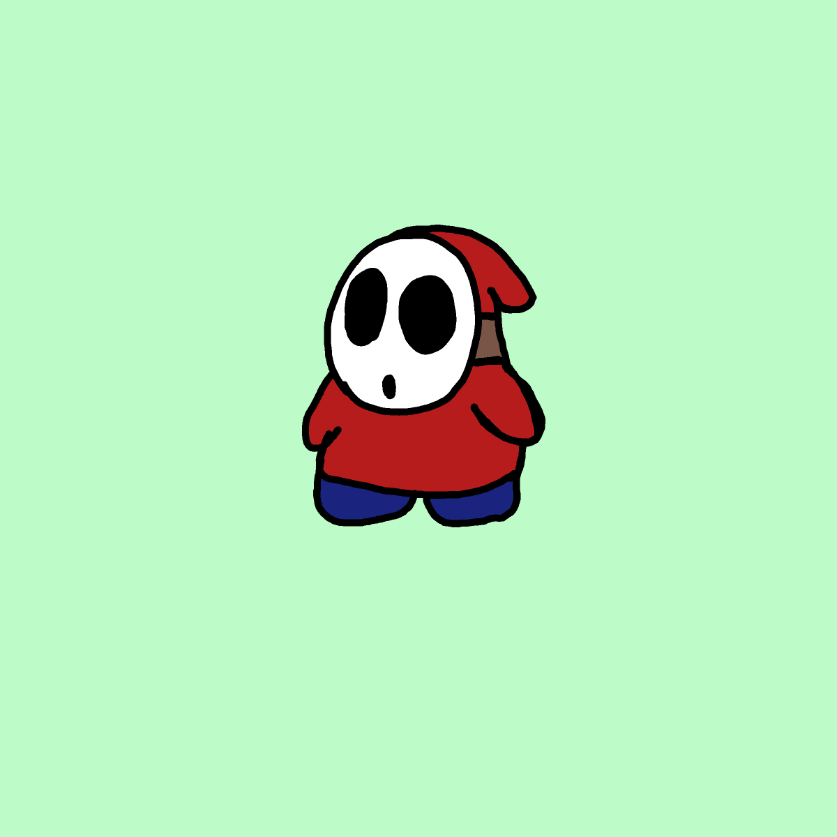 Shy Guy drawing by marimou