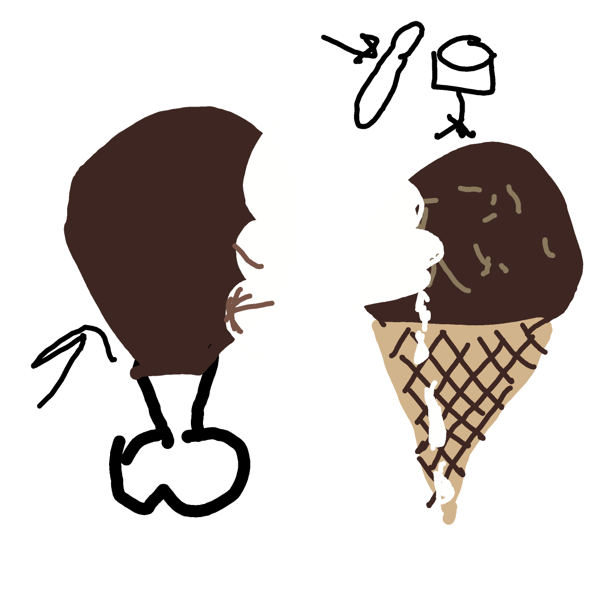 Drumstick drawing by ismael