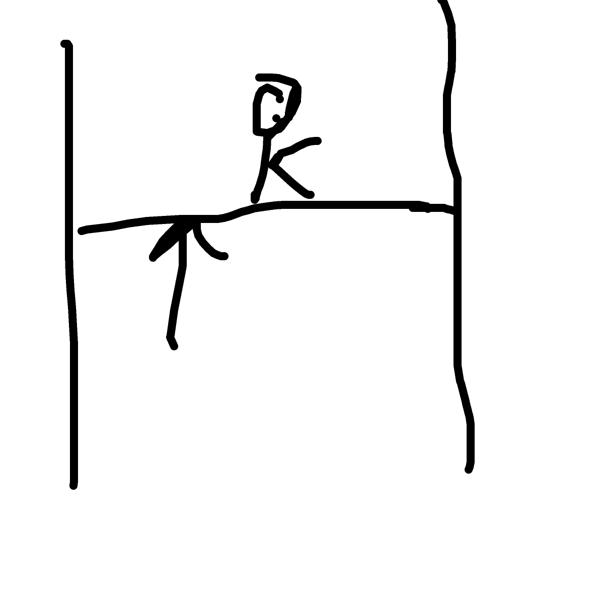 Tightrope drawing by cool-pure-maker