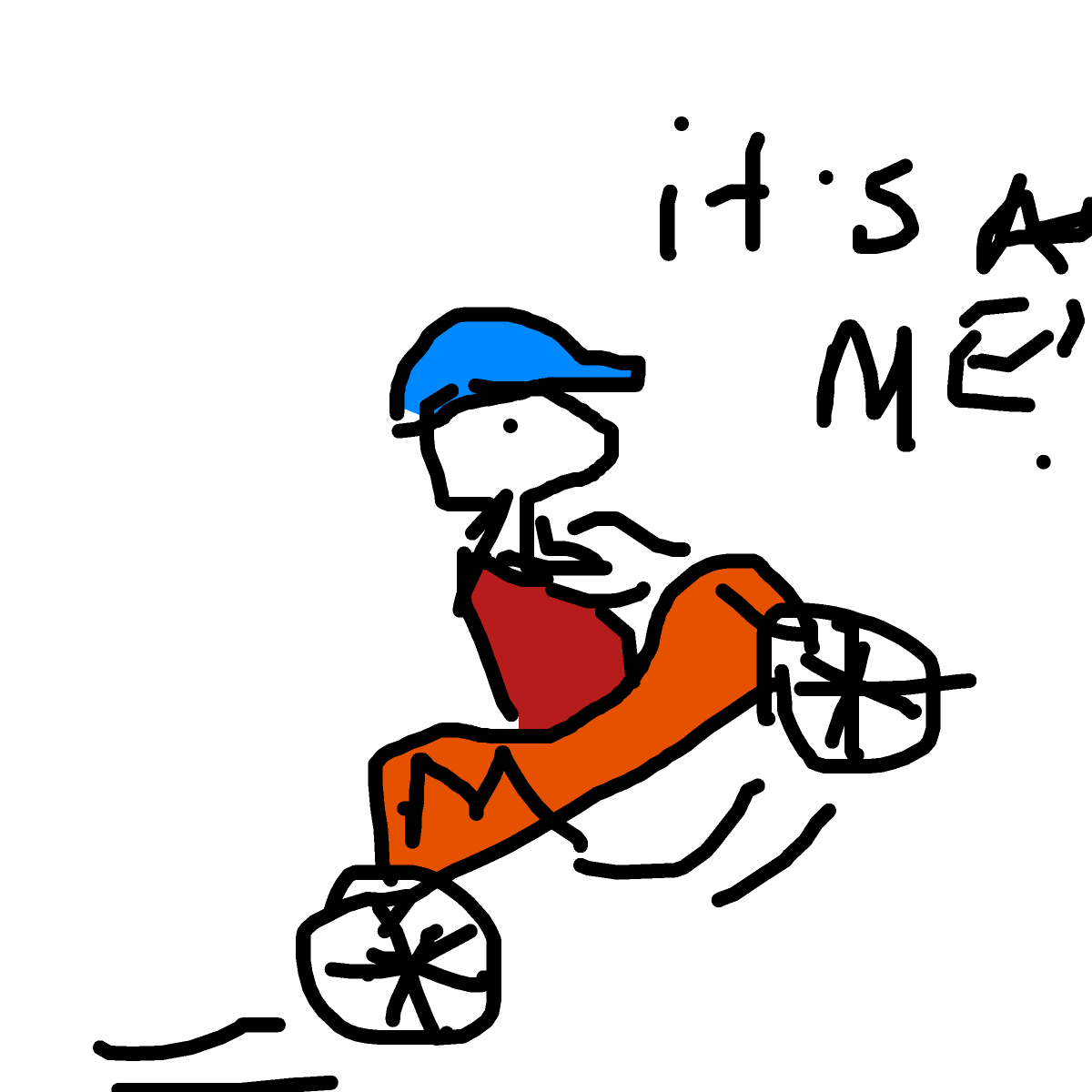 Mario Kart drawing by dark-clear-force