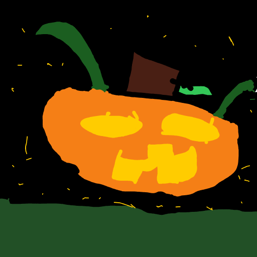 Pumpkin drawing by Guardianoflives