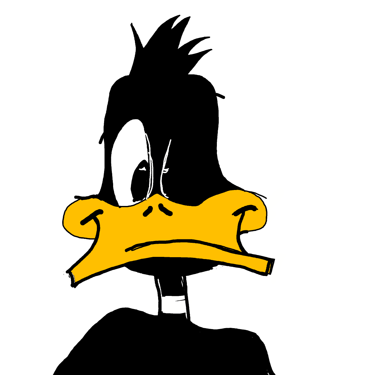 Daffy Duck drawing by manders