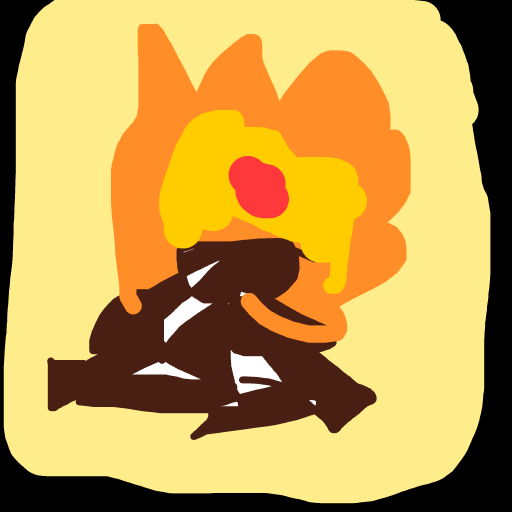 Campfire drawing by louie