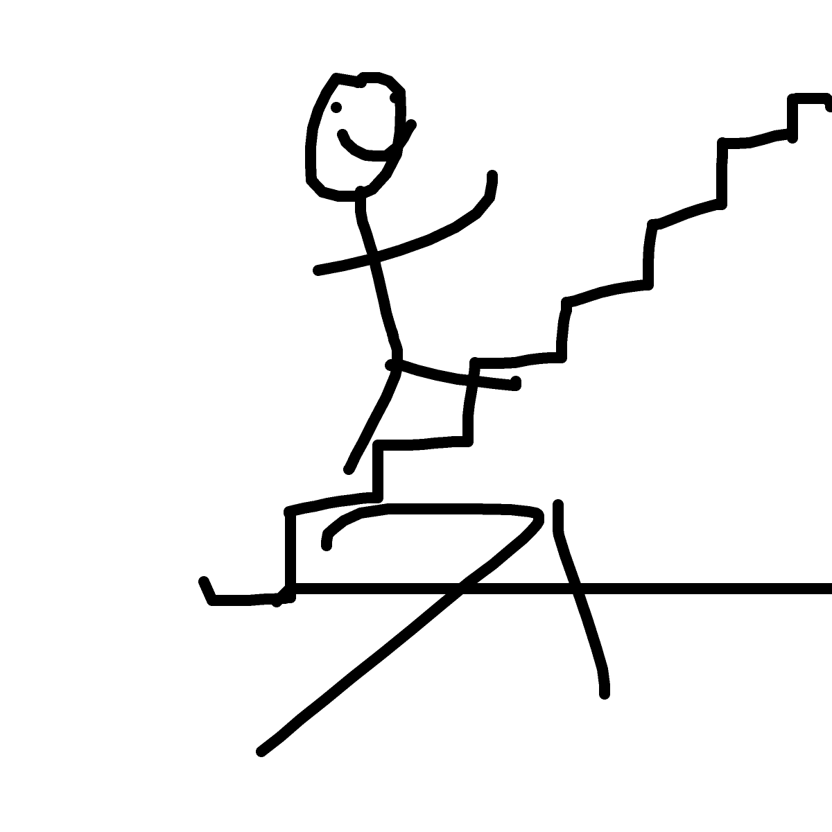 Stairs drawing by james
