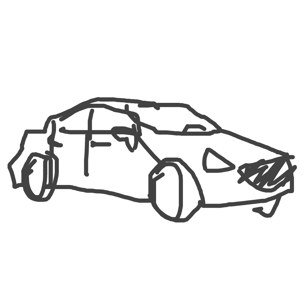 Car drawing by thegreatbeargod