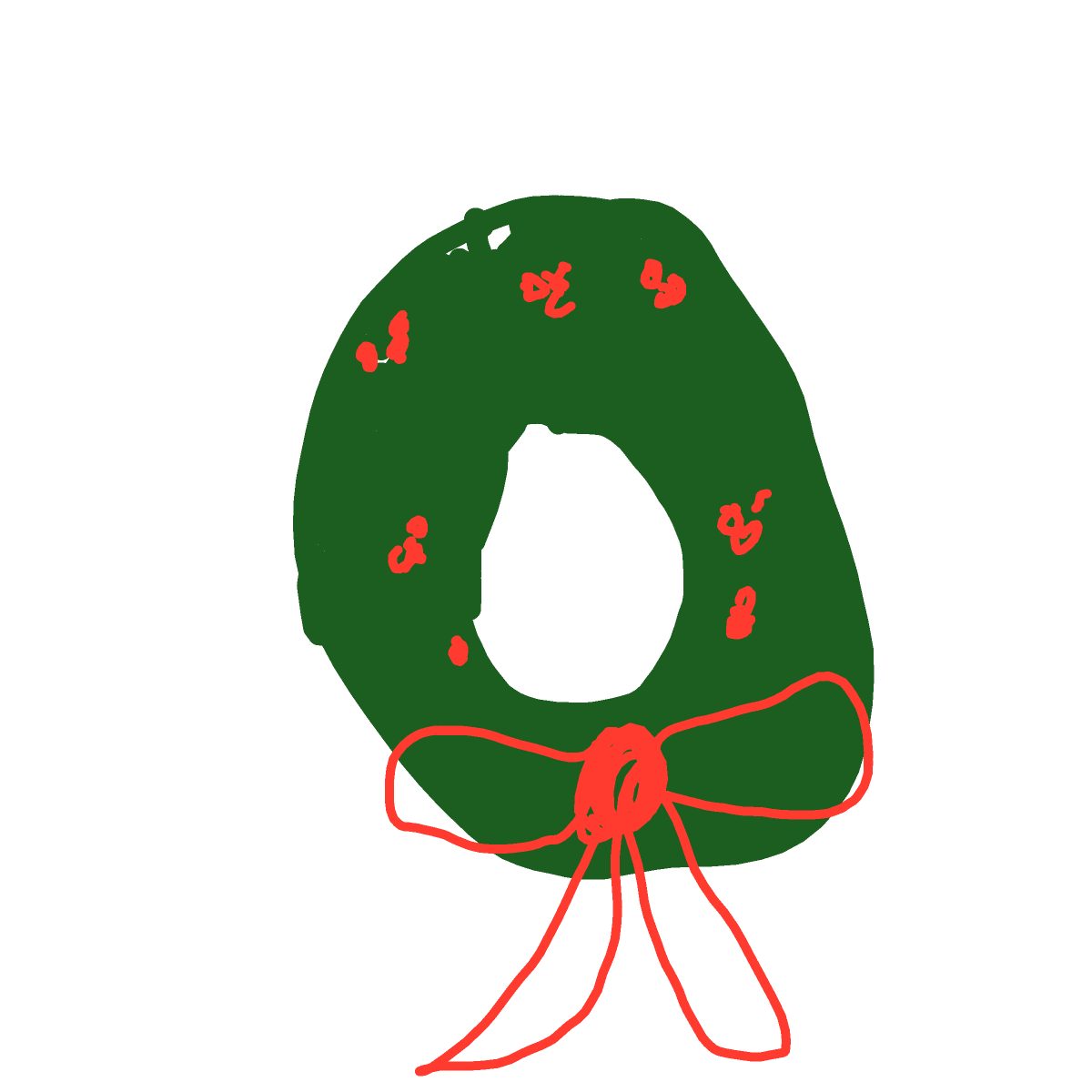 Wreath drawing by magic-vivid-guru