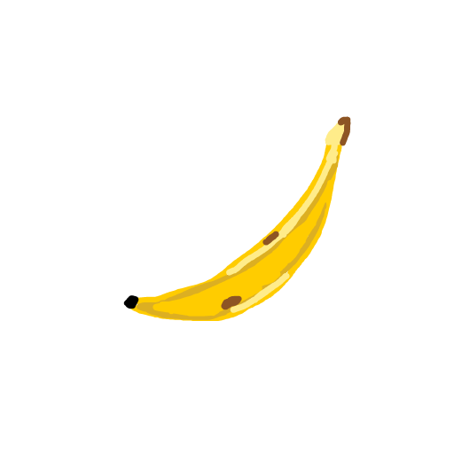 Banana drawing by open-zest-creator