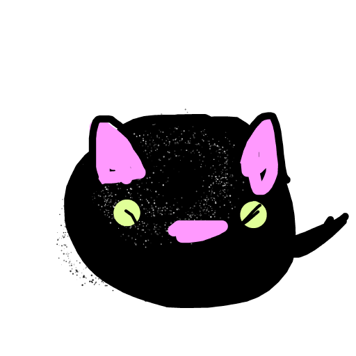 Black Cat drawing by headexplodie