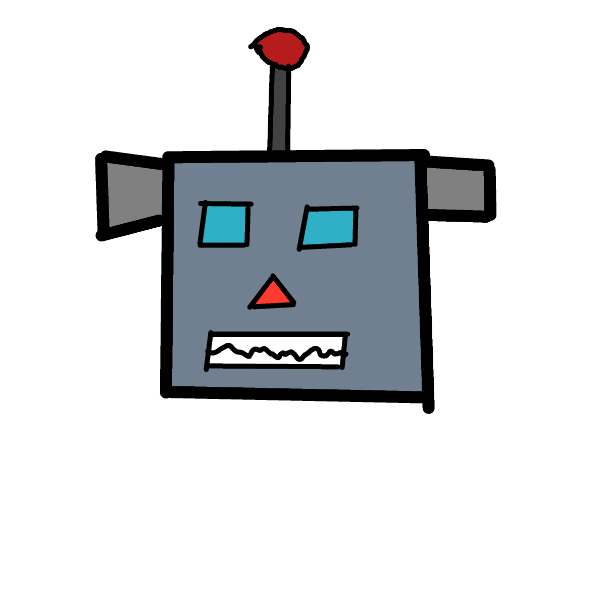Robot drawing by Almog