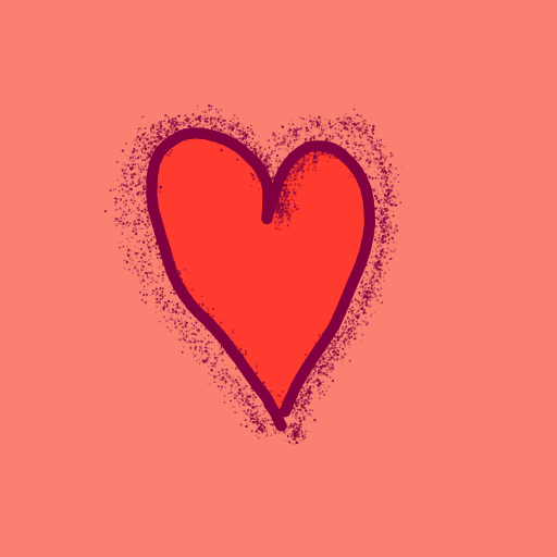 Heart drawing by ljenda-penda
