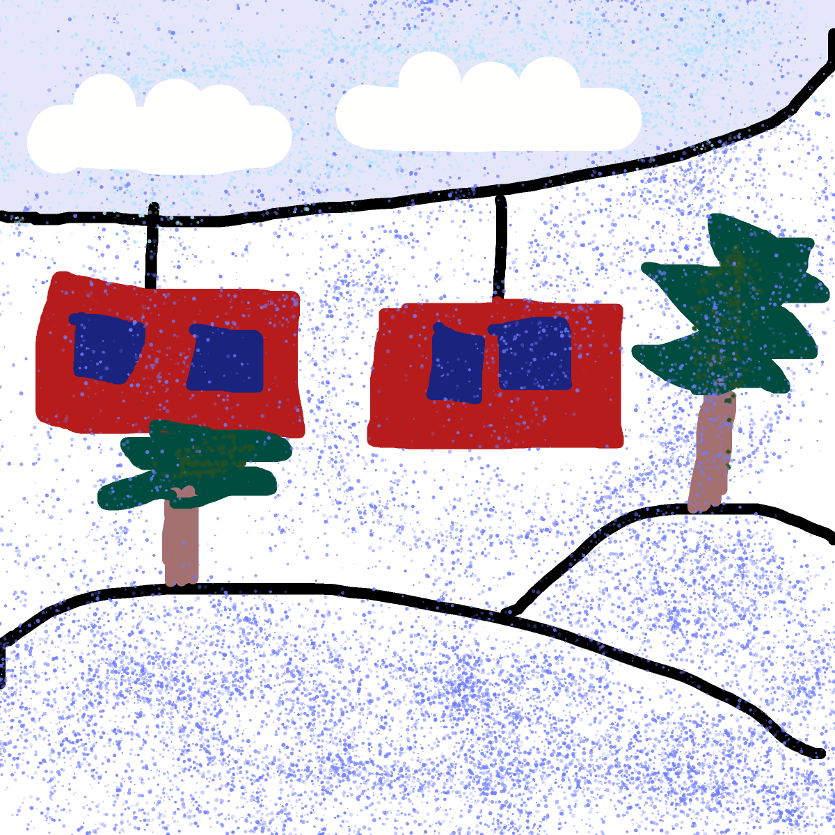 Gondola drawing by icy-cream-eye