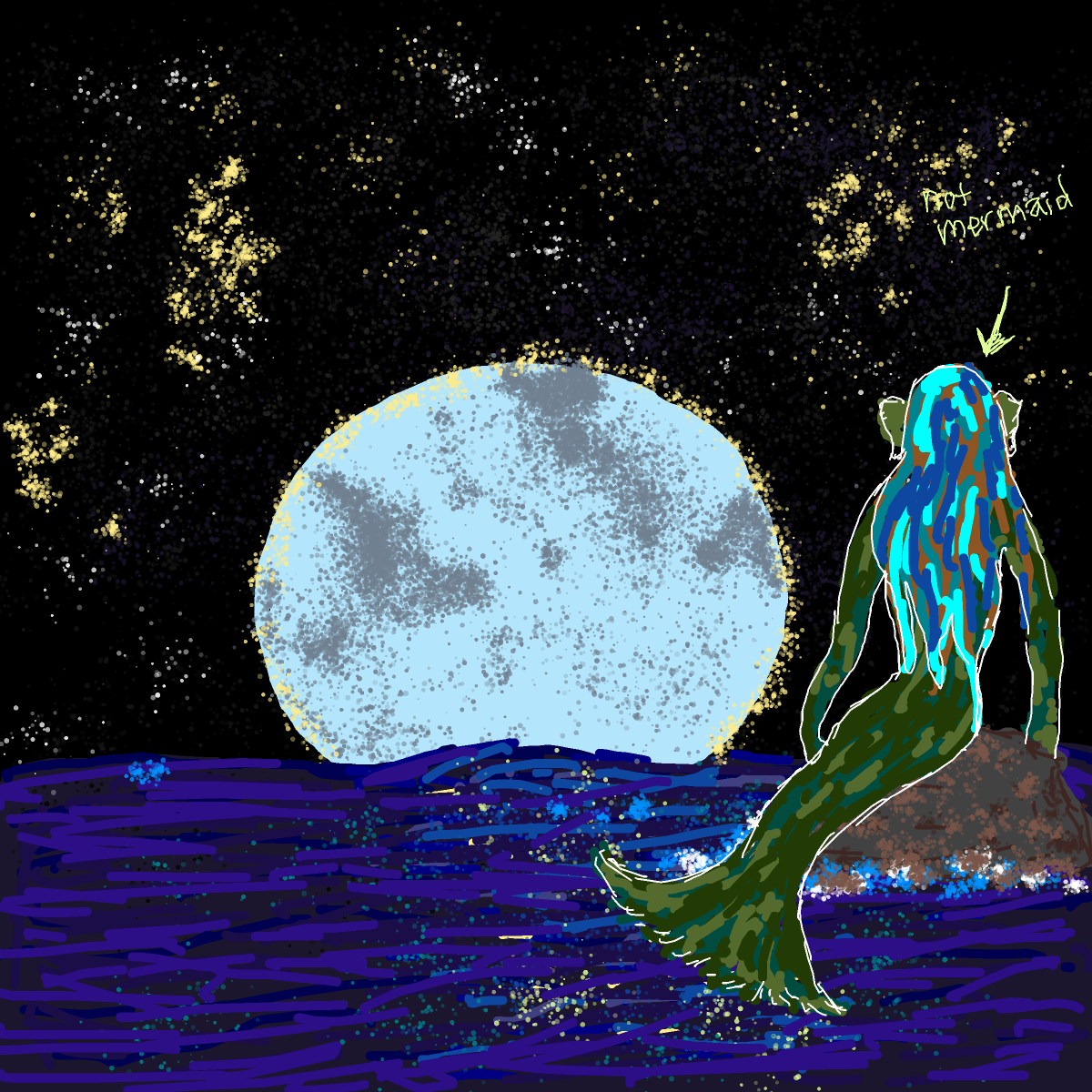 Siren drawing by tris - art _ wow