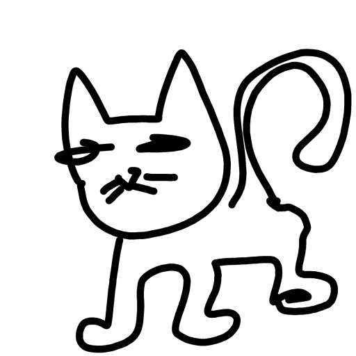 Cat drawing by poptown34