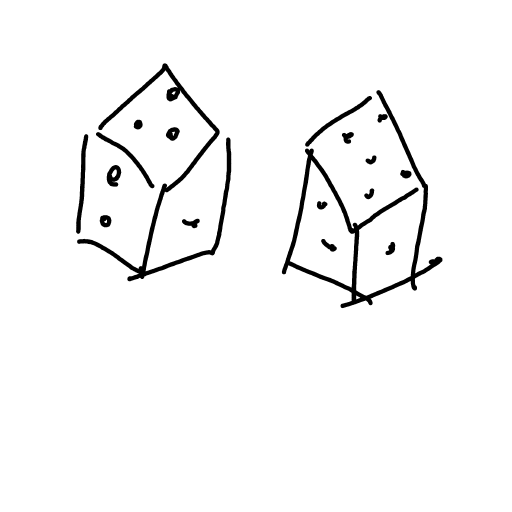 Dice drawing by coal-mild-peace