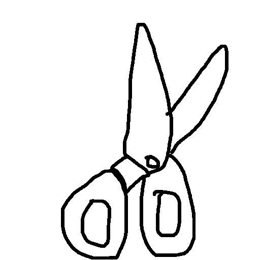 Scissors drawing by mikestam195