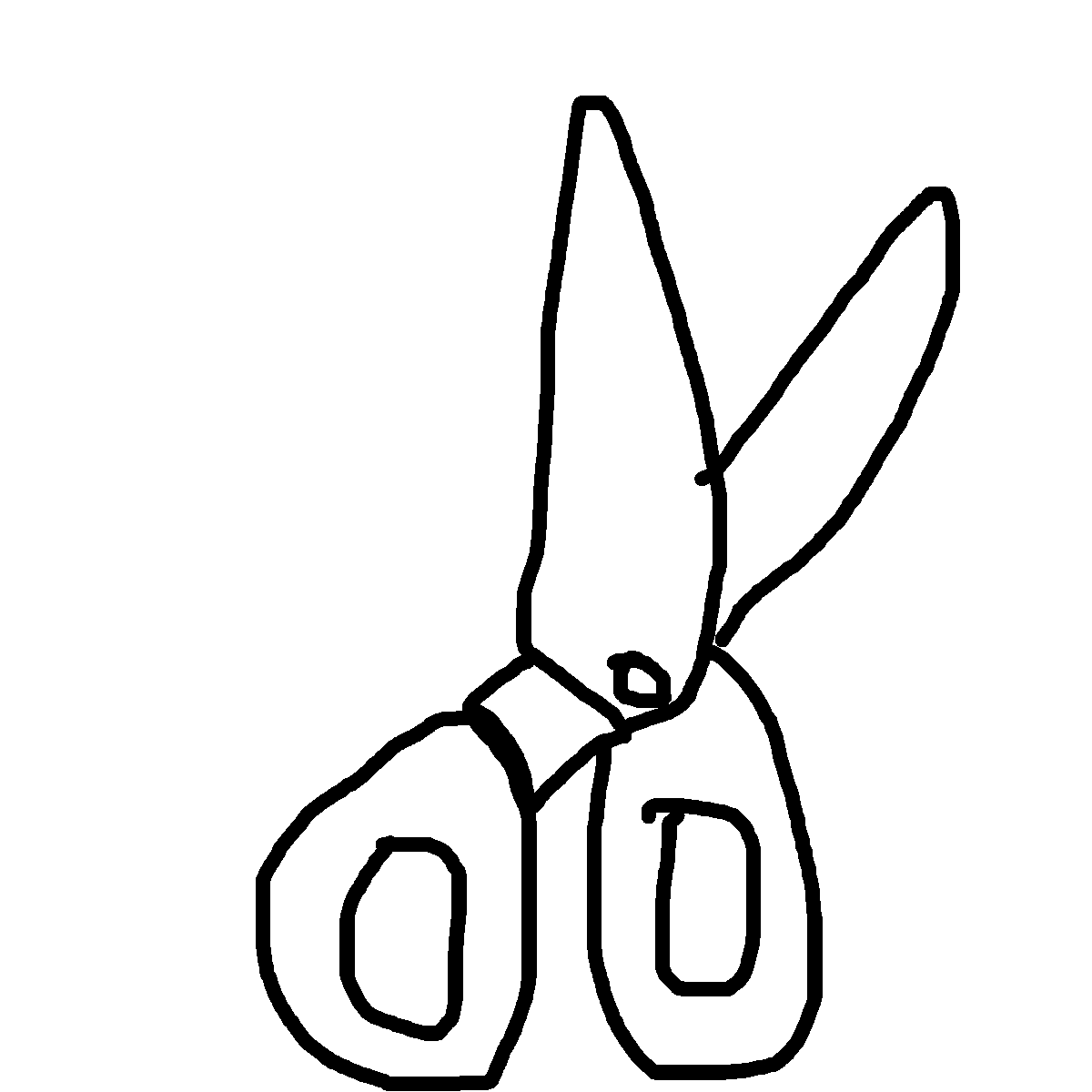Scissors drawing by mikestam195