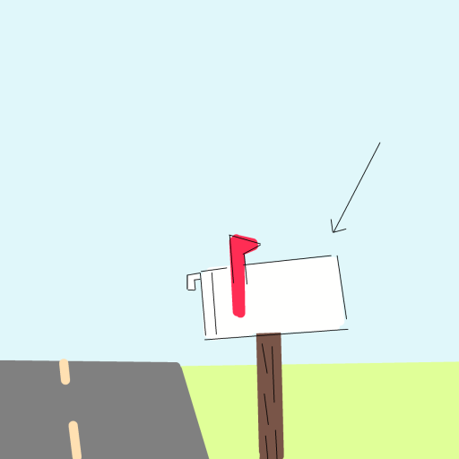 Mailbox drawing by gummy squirm