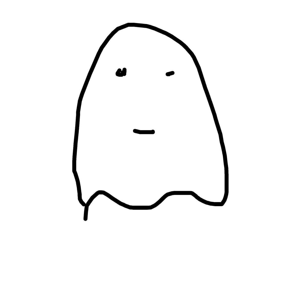 Ghost drawing by silver-dark-duke