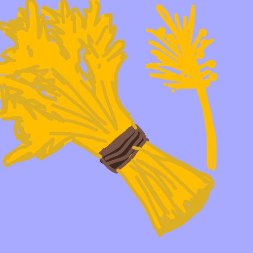 Wheat drawing by krissywissy