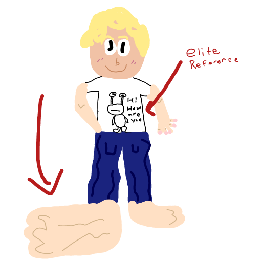 Bigfoot drawing by Fih
