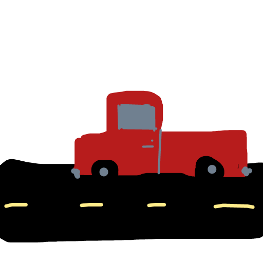 Truck drawing by brush-star-site