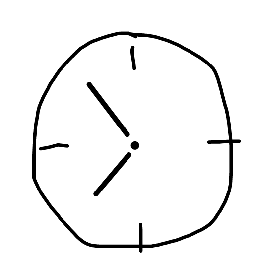 Clock drawing by nice-draw-designer
