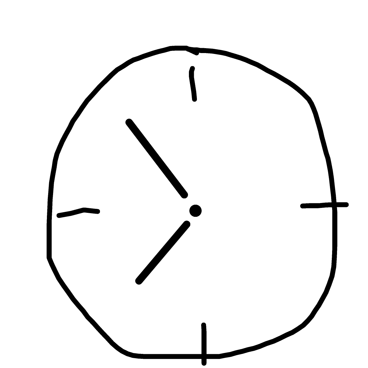 Clock drawing by nice-draw-designer