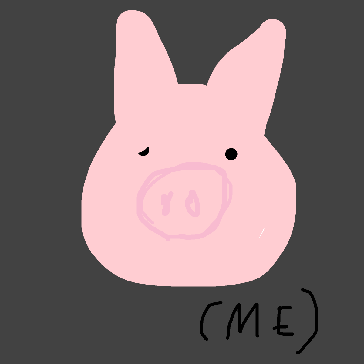 Pig drawing by tromb